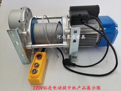 鋁殼電動(dòng)提升機可組合室內小